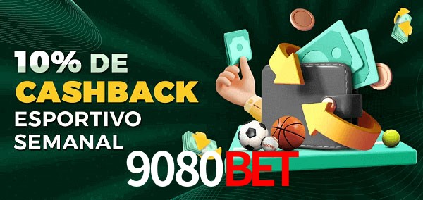 10% de bônus de cashback na 9080Bet